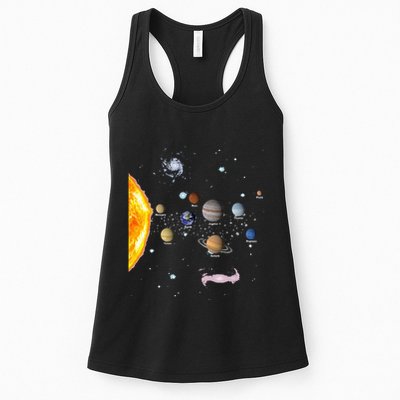 Solar System STEM Kids Realistic Space Womens Tank Top