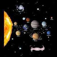 Solar System STEM Kids Realistic Space Zip Tote Bag