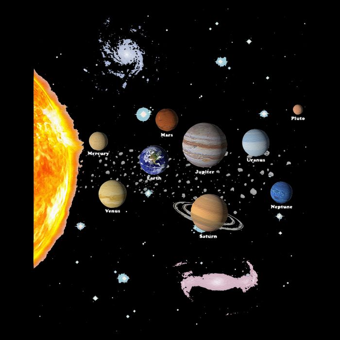 Solar System STEM Kids Realistic Space Zip Tote Bag