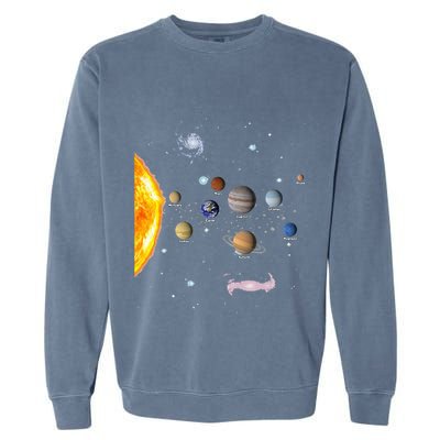 Solar System STEM Kids Realistic Space Garment-Dyed Sweatshirt