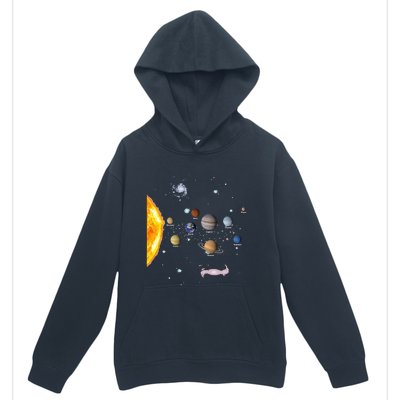 Solar System STEM Kids Realistic Space Urban Pullover Hoodie