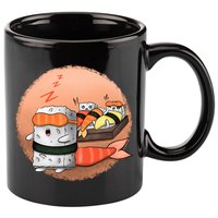 Sushi Sleeping 11oz C Handle Ceramic Mug