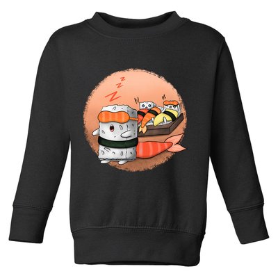 Sushi Sleeping Toddler Sweatshirt