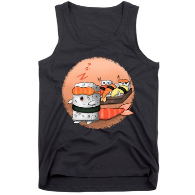 Sushi Sleeping Tank Top