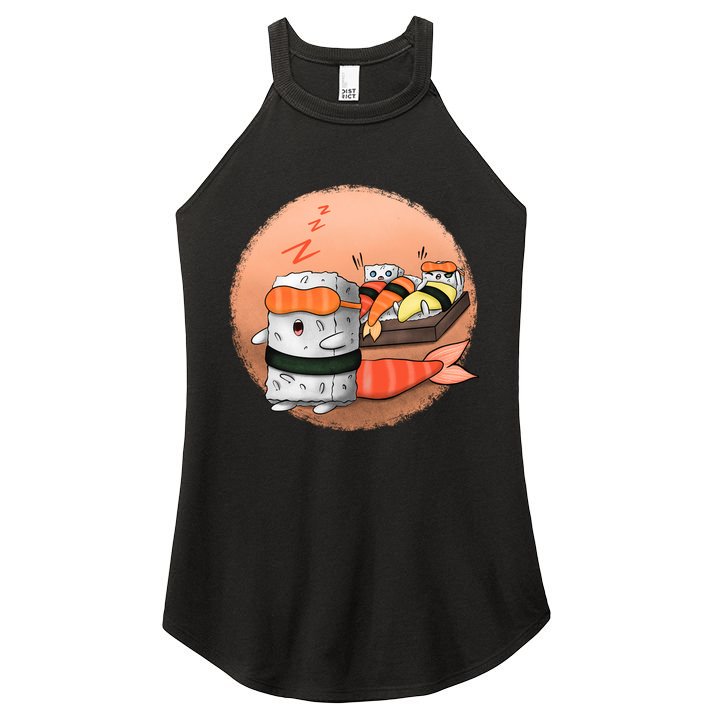 Sushi Sleeping Women's Perfect Tri Rocker Tank