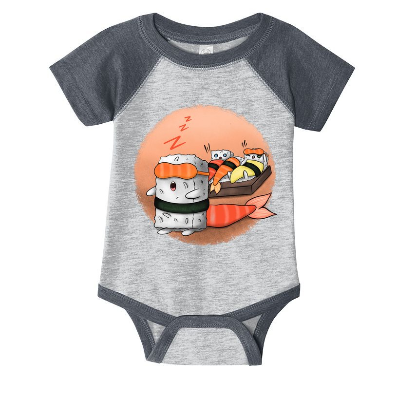 Sushi Sleeping Infant Baby Jersey Bodysuit