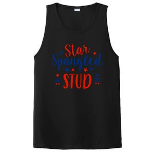 Star Spangled Stud Funny Gift July 4th Cute Funny Gift Star Spangled Stud Gift PosiCharge Competitor Tank