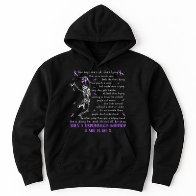 She Say SheS Ok SheS A Fibromyalgia Warrior Skeleton Hoodie