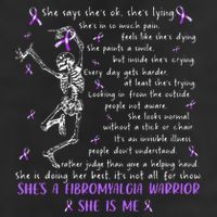 She Say SheS Ok SheS A Fibromyalgia Warrior Skeleton Beanie