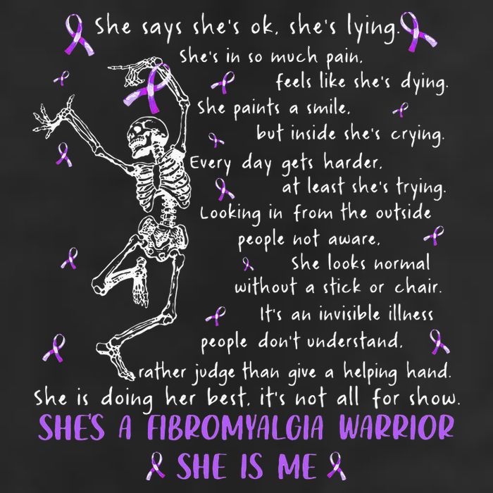 She Say SheS Ok SheS A Fibromyalgia Warrior Skeleton Beanie