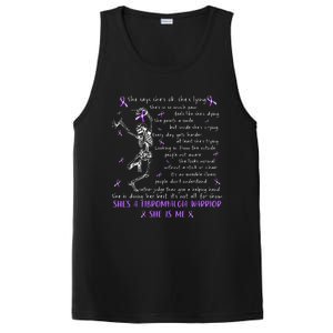 She Say SheS Ok SheS A Fibromyalgia Warrior Skeleton PosiCharge Competitor Tank