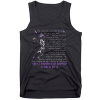 She Say SheS Ok SheS A Fibromyalgia Warrior Skeleton Tank Top