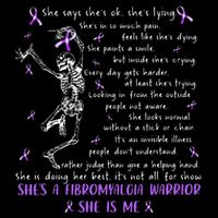 She Say SheS Ok SheS A Fibromyalgia Warrior Skeleton Womens T-Shirt