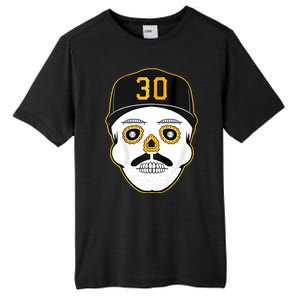 Skenes Sugar Skull Baseball Fan Tall Fusion ChromaSoft Performance T-Shirt