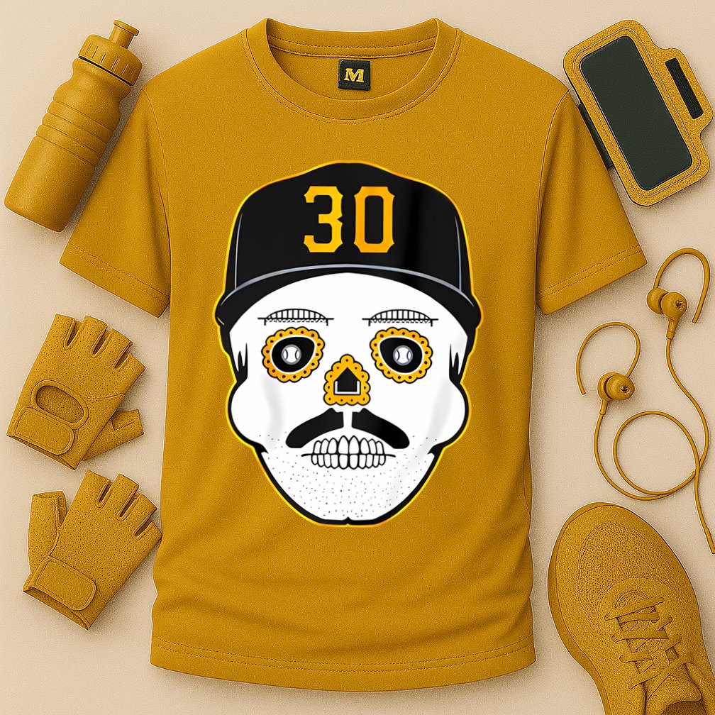 Skenes Sugar Skull Baseball Fan Cooling Performance Crew T-Shirt