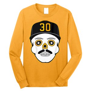 Skenes Sugar Skull Baseball Fan Long Sleeve Shirt