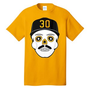 Skenes Sugar Skull Baseball Fan Tall T-Shirt