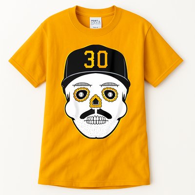 Skenes Sugar Skull Baseball Fan Tall T-Shirt