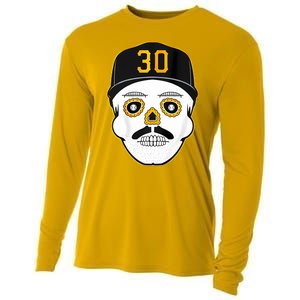 Skenes Sugar Skull Baseball Fan Cooling Performance Long Sleeve Crew