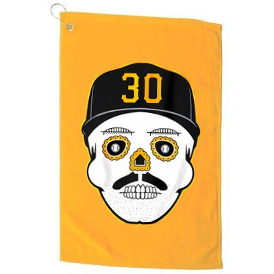 Skenes Sugar Skull Baseball Fan Golf Towel