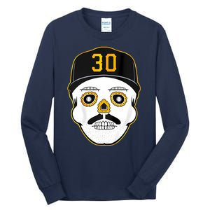 Skenes Sugar Skull Baseball Fan Tall Long Sleeve T-Shirt