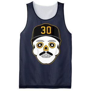 Skenes Sugar Skull Baseball Fan Mesh Reversible Basketball Jersey Tank