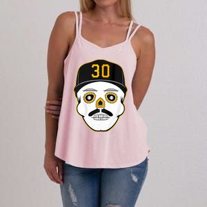 Skenes Sugar Skull Baseball Fan Women's Strappy Tank