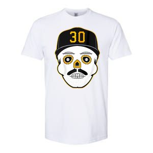 Skenes Sugar Skull Baseball Fan Softstyle CVC T-Shirt