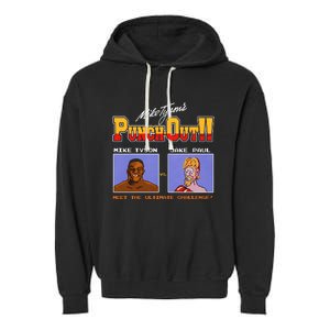 Shithead Steve Store Punch Out Mike Tyson Vs Jake Paul Meet The Ultimate Challen Garment-Dyed Fleece Hoodie