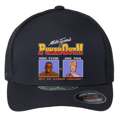 Shithead Steve Store Punch Out Mike Tyson Vs Jake Paul Meet The Ultimate Challen Flexfit Unipanel Trucker Cap