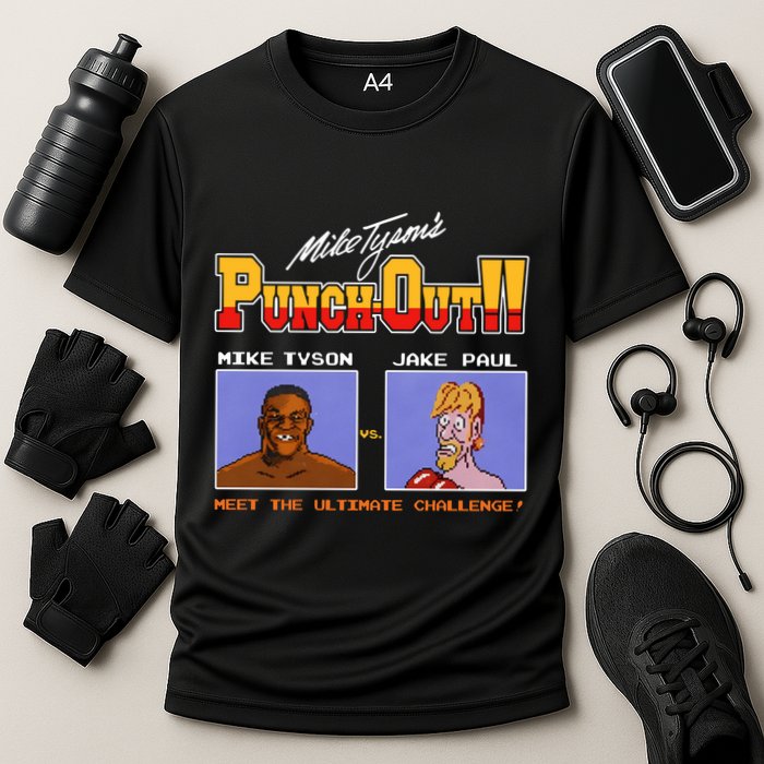 Shithead Steve Store Punch Out Mike Tyson Vs Jake Paul Meet The Ultimate Challen Performance Shirt