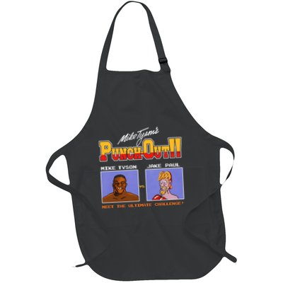Shithead Steve Store Punch Out Mike Tyson Vs Jake Paul Meet The Ultimate Challen Full-Length Apron With Pockets