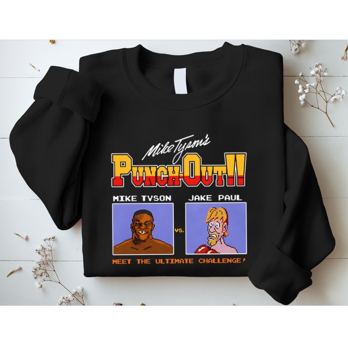 Shithead Steve Store Punch Out Mike Tyson Vs Jake Paul Meet The Ultimate Challen Sweatshirt
