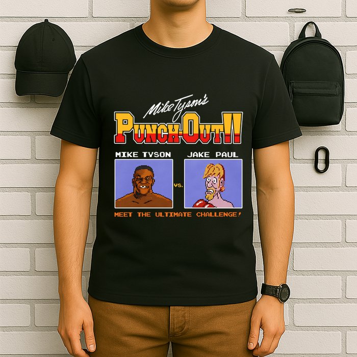 Shithead Steve Store Punch Out Mike Tyson Vs Jake Paul Meet The Ultimate Challen T-Shirt