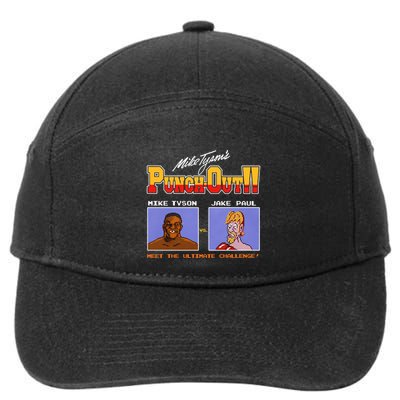 Shithead Steve Store Punch Out Mike Tyson Vs Jake Paul Meet The Ultimate Challen 7-Panel Snapback Hat