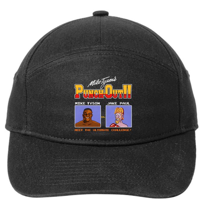 Shithead Steve Store Punch Out Mike Tyson Vs Jake Paul Meet The Ultimate Challen 7-Panel Snapback Hat