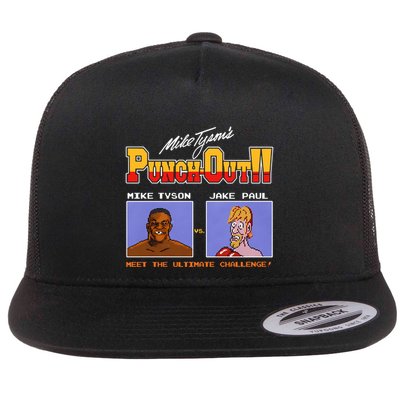 Shithead Steve Store Punch Out Mike Tyson Vs Jake Paul Meet The Ultimate Challen Flatbill Hat
