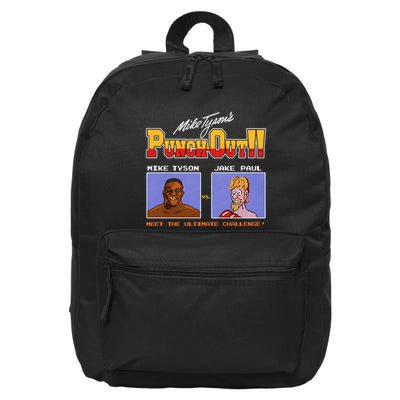 Shithead Steve Store Punch Out Mike Tyson Vs Jake Paul Meet The Ultimate Challen 16 in Basic Backpack