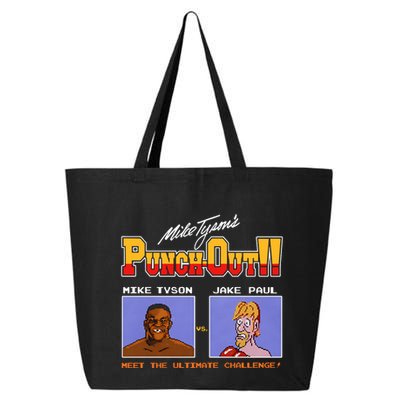 Shithead Steve Store Punch Out Mike Tyson Vs Jake Paul Meet The Ultimate Challen 25L Jumbo Tote