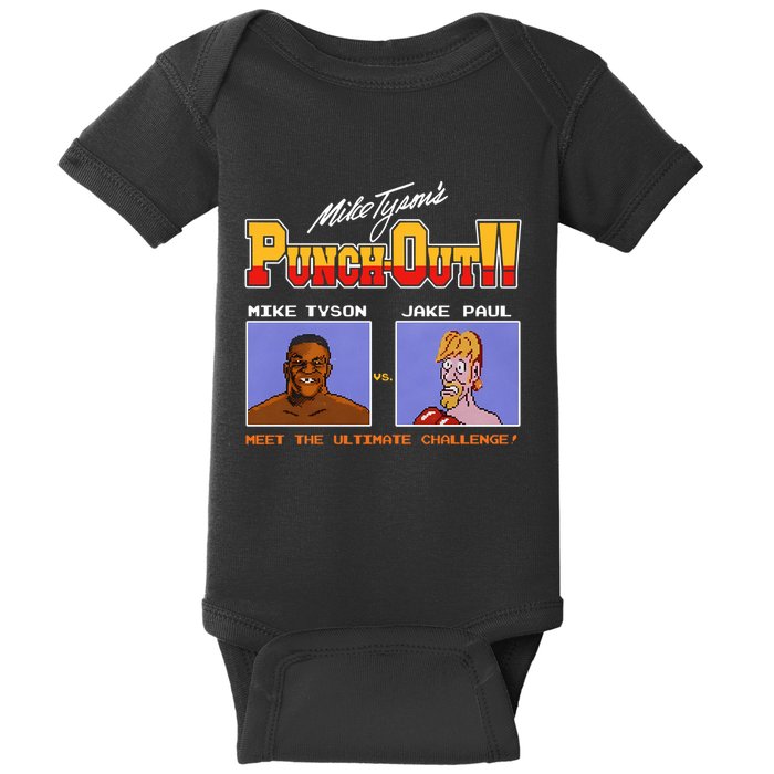 Shithead Steve Store Punch Out Mike Tyson Vs Jake Paul Meet The Ultimate Challen Baby Bodysuit
