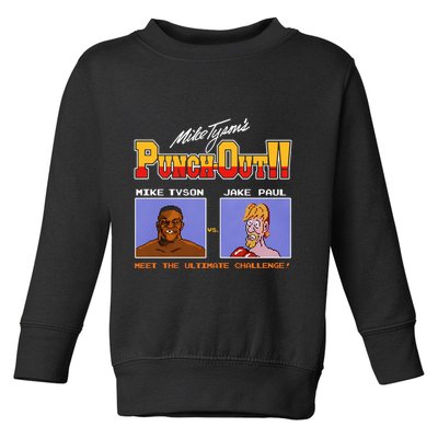 Shithead Steve Store Punch Out Mike Tyson Vs Jake Paul Meet The Ultimate Challen Toddler Sweatshirt