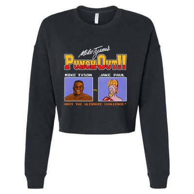 Shithead Steve Store Punch Out Mike Tyson Vs Jake Paul Meet The Ultimate Challen Cropped Pullover Crew