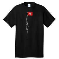 Switzerland Signature Swiss Flag Tall T-Shirt