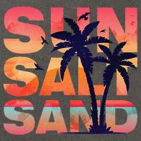 Sun Salt Sand Funny Beach Lover Summer Vacation Palm Tree Cotton Canvas Backpack