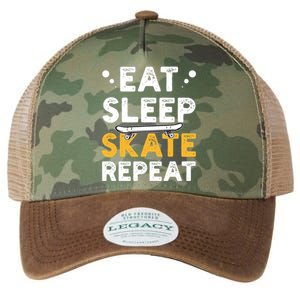 Skateboarding Skateboarder Skateboard Gift Legacy Tie Dye Trucker Hat