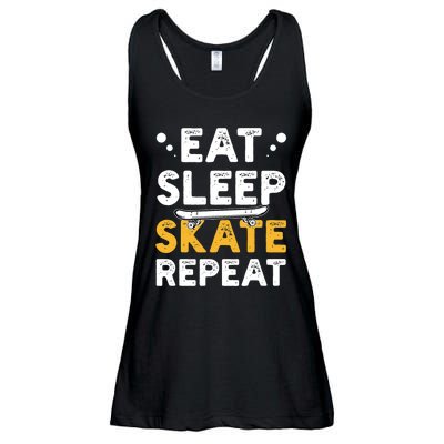 Skateboarding Skateboarder Skateboard Gift Ladies Essential Flowy Tank