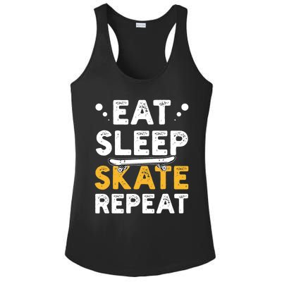 Skateboarding Skateboarder Skateboard Gift Ladies PosiCharge Competitor Racerback Tank