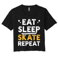 Skateboarding Skateboarder Skateboard Gift Women's Crop Top Tee