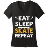 Skateboarding Skateboarder Skateboard Gift Women's V-Neck T-Shirt