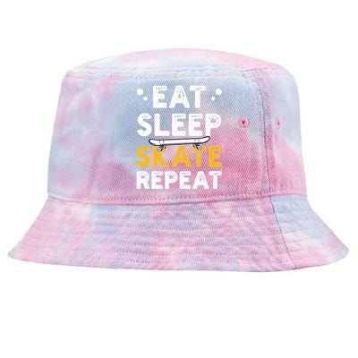 Skateboarding Skateboarder Skateboard Gift Tie-Dyed Bucket Hat